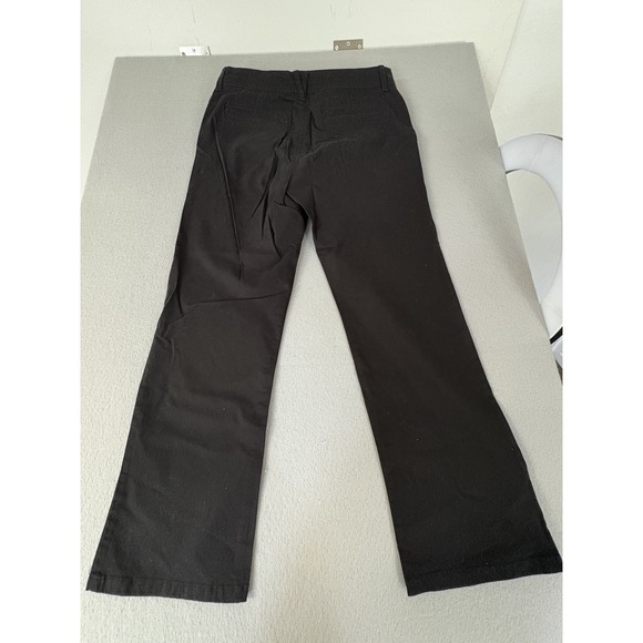Gloria Vanderbilt Pants Womens 12P Petite Black Straight Leg Stretch Dressy Work - Picture 4 of 4